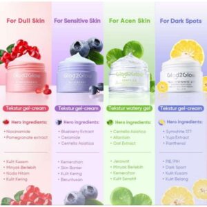 Kandungan Aktif Moisturizer Glad2Glow